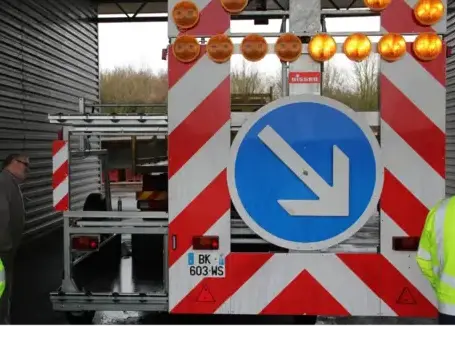 remorque de feux de chantier La Roche-sur-Yon-1